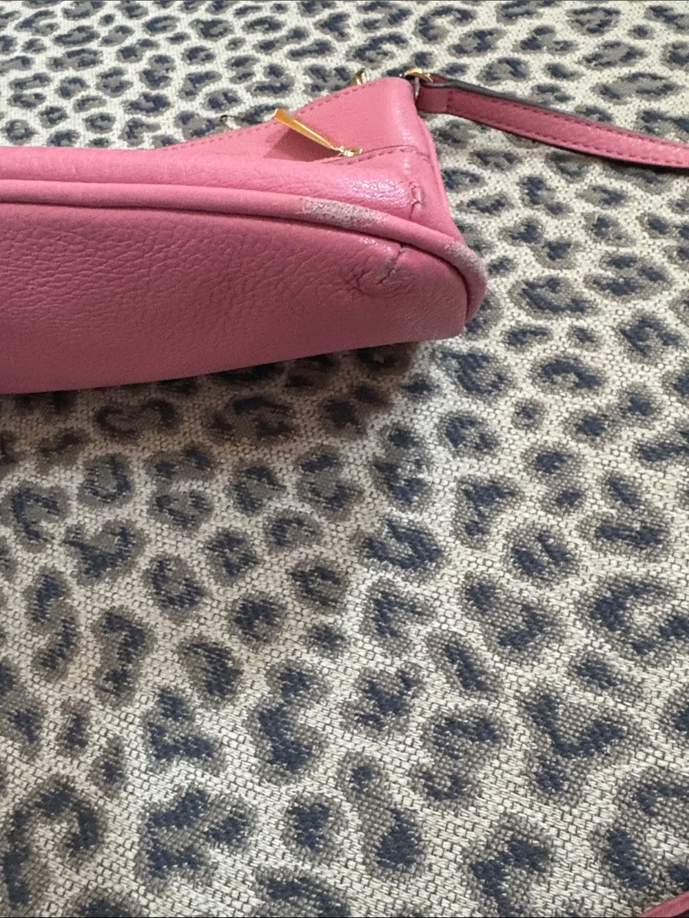Michael Kors Pink Pebbled Leather Crossbody Purse